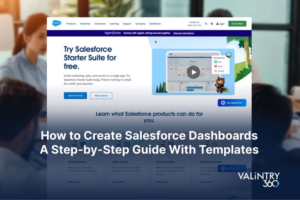 A Complete Guide to Creating Salesforce Dashboards Using Templates