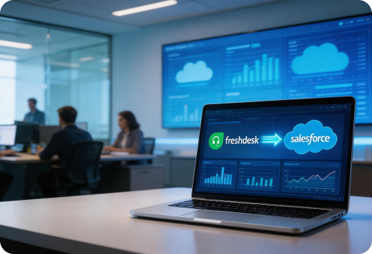 Freshdesk to Salesforce Migration banner