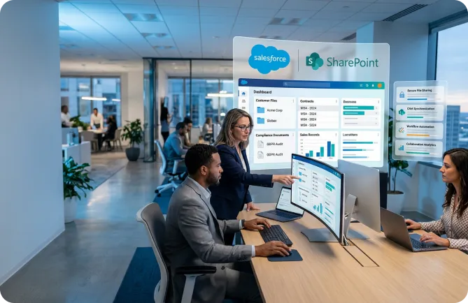 Business Benefits of Salesforce SharePoint Integration