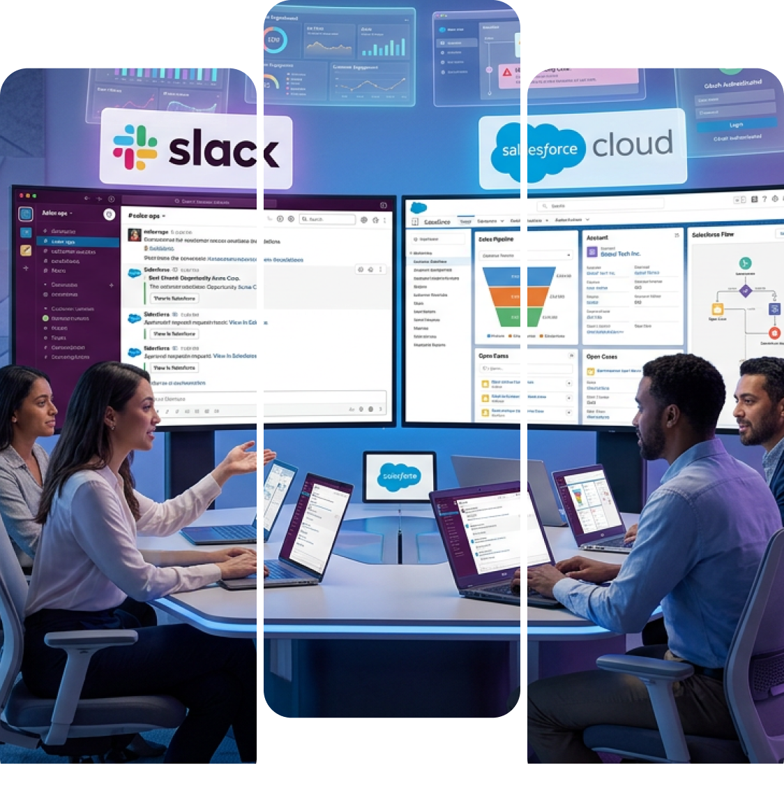 Integrate Slack with Salesforce hero image