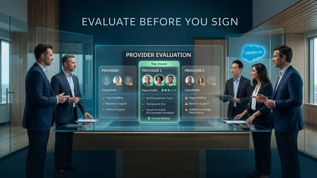 How to Evaluate a Salesforce Managed Services Provider