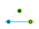 Miniature Technical Graphic_ Branch-and-merge path with verification nodes