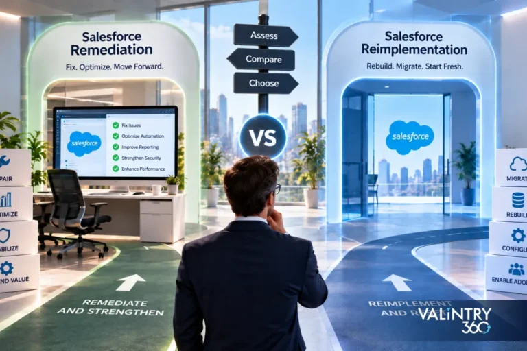 Salesforce Remediation vs Reimplementation