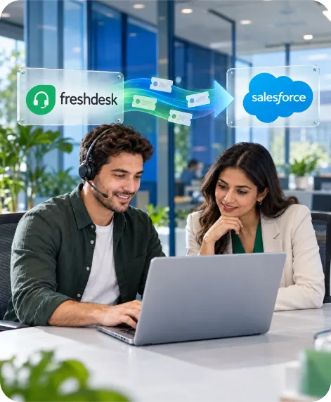 Freshdesk to Salesforce Migration Services - VALiNTRY360