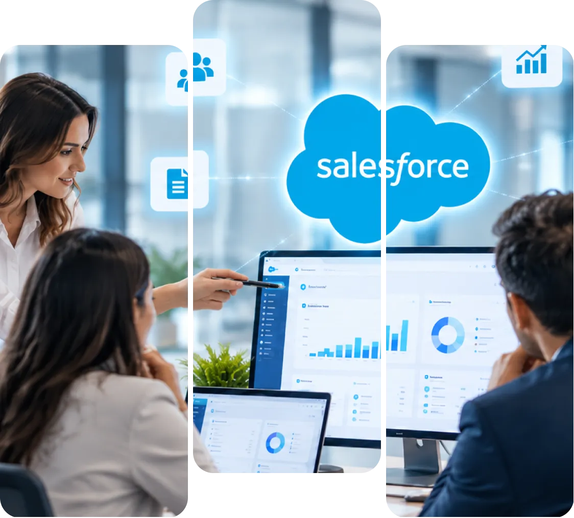 Virtual Salesforce admin working through a request queue for a remote client org