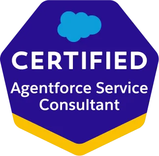 Salesforce Certified Agentforce Service Consultant badge