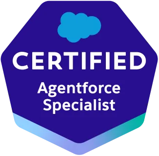 Salesforce Certified Agentforce Specialist badge