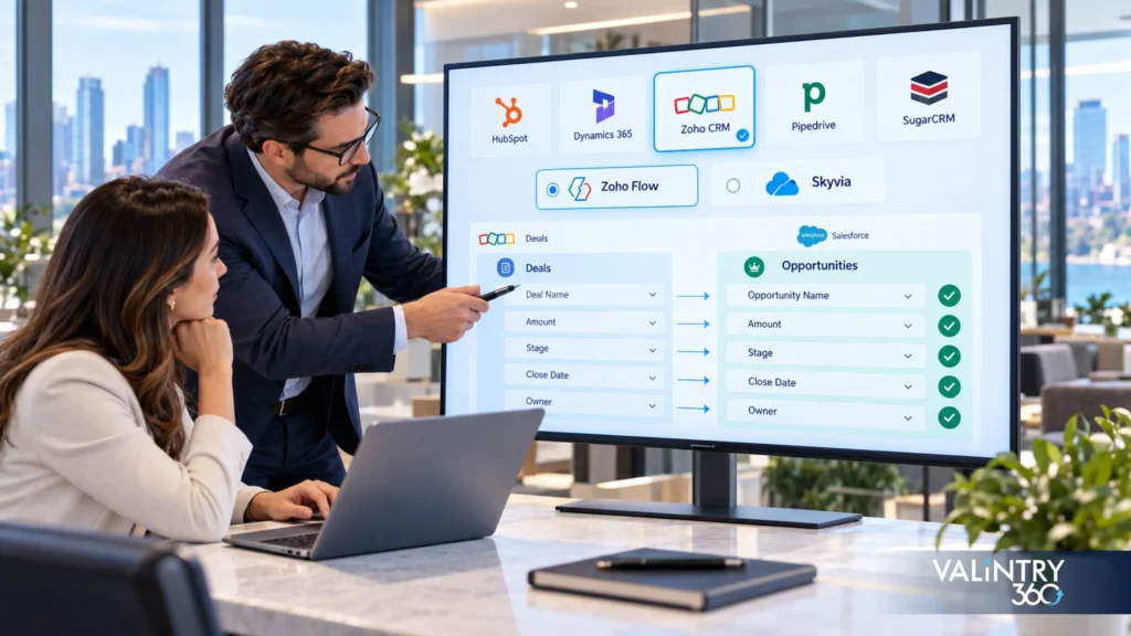 Which Connector Works Best With HubSpot, Dynamics 365, Zoho CRM, Pipedrive, and SugarCRM?