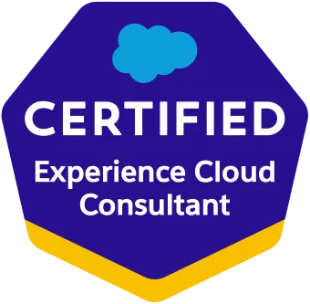Salesforce Certified Experience Cloud Consultant badge