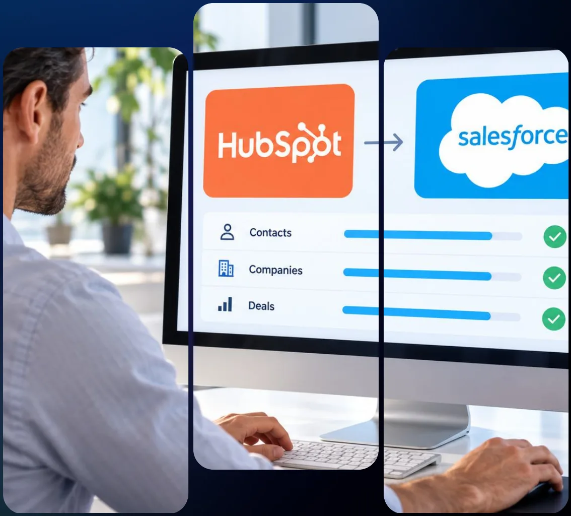 HubSpot to Salesforce Migration Services | VALiNTRY360