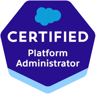 Salesforce Certified Platform Administrator badge