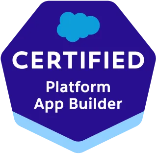 Salesforce Certified Platform App Builder badge