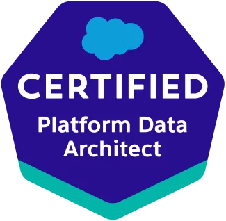 Salesforce Certified Platform Data Architect badge
